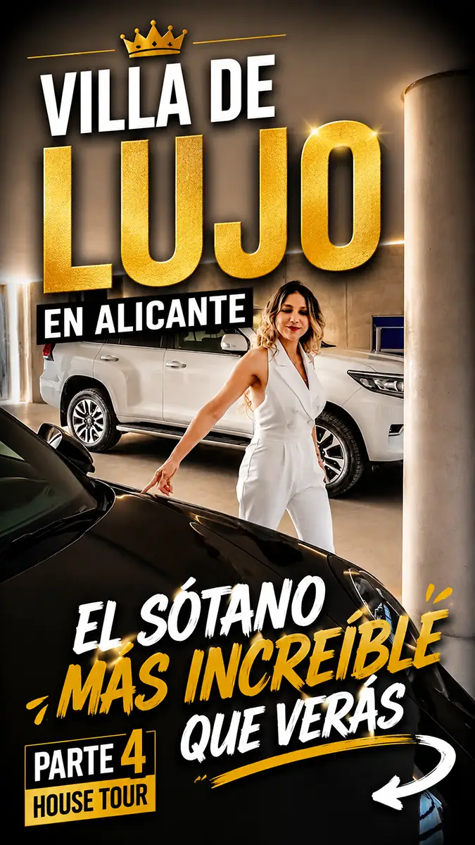 Short de Youtube para promocionar una villa de lujo